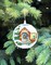 Christmas tree toy. Plastic Canvas Cross-stitch kit "Winter evening"